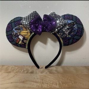 Disney Minnie Mickey Mouse Ears headband Belle Beauty And the Beast